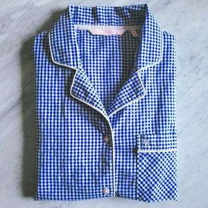 VS Blue White Shirt Gingham Small